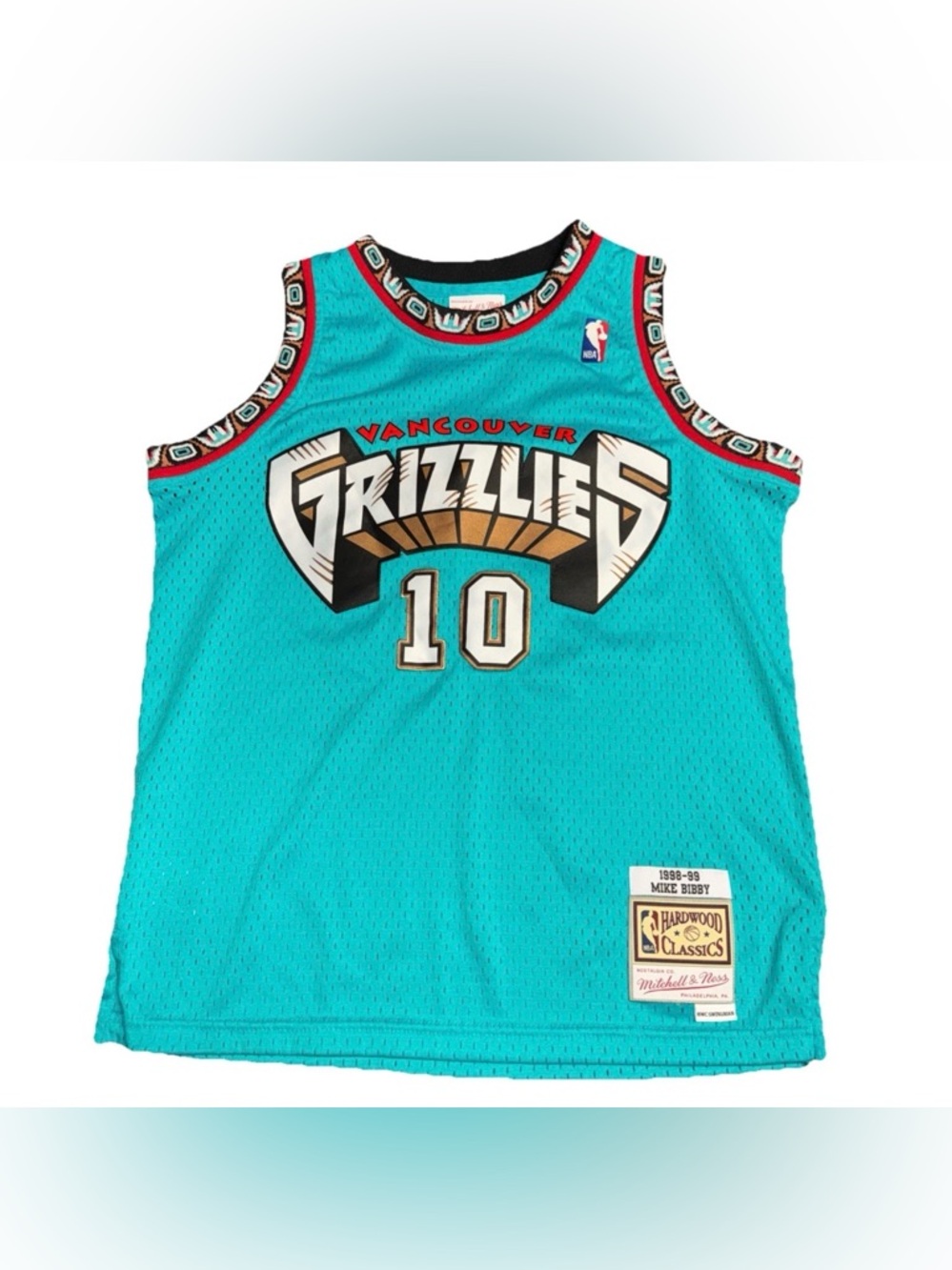 Mitchell & Ness Vancouver Grizzlies Mike Bibby Swingman Jersey Size L 14/16